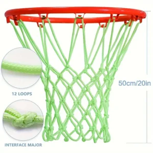 Basketbal net glow in the dark