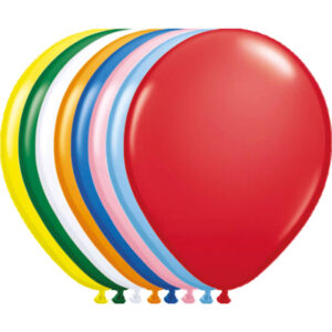 Ballonnen metallic meerkleurig - 30 cm - 100 stuks
