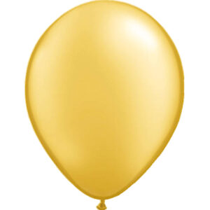 Gouden Metallic Ballonnen 30cm - 100 stuks