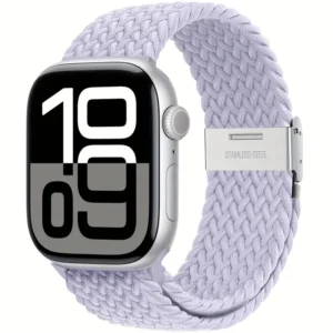Nylon band voor de Apple Watch licht paars